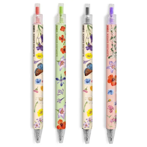 Set 4 boligrafos Sleepless Garden - Frikibase.com