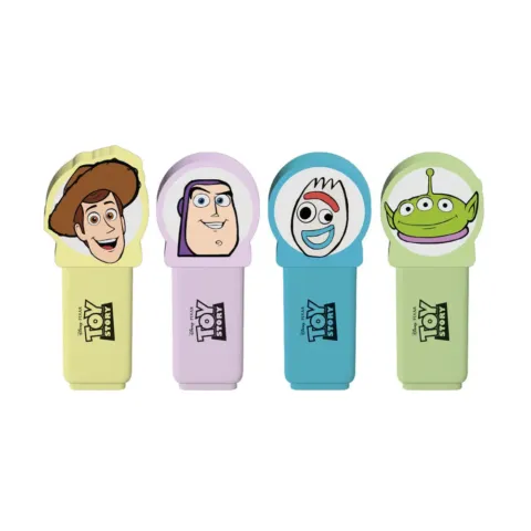 Set 4 subrayadores topper Toy Story Disney Pixar - Frikibase.com
