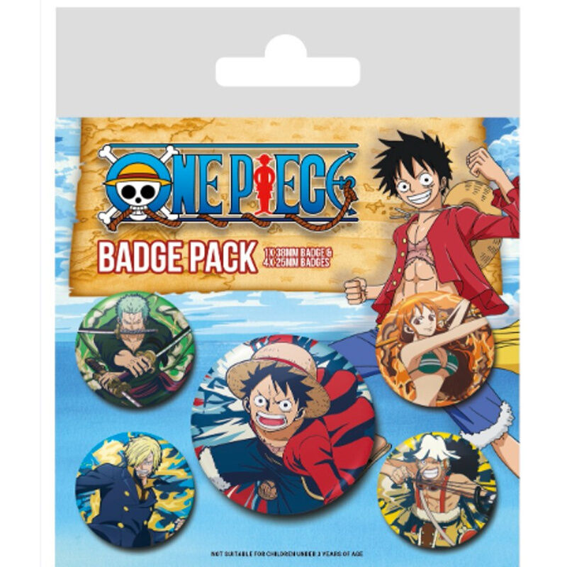 Set 5 Pins 5 One Piece - Frikibase.com