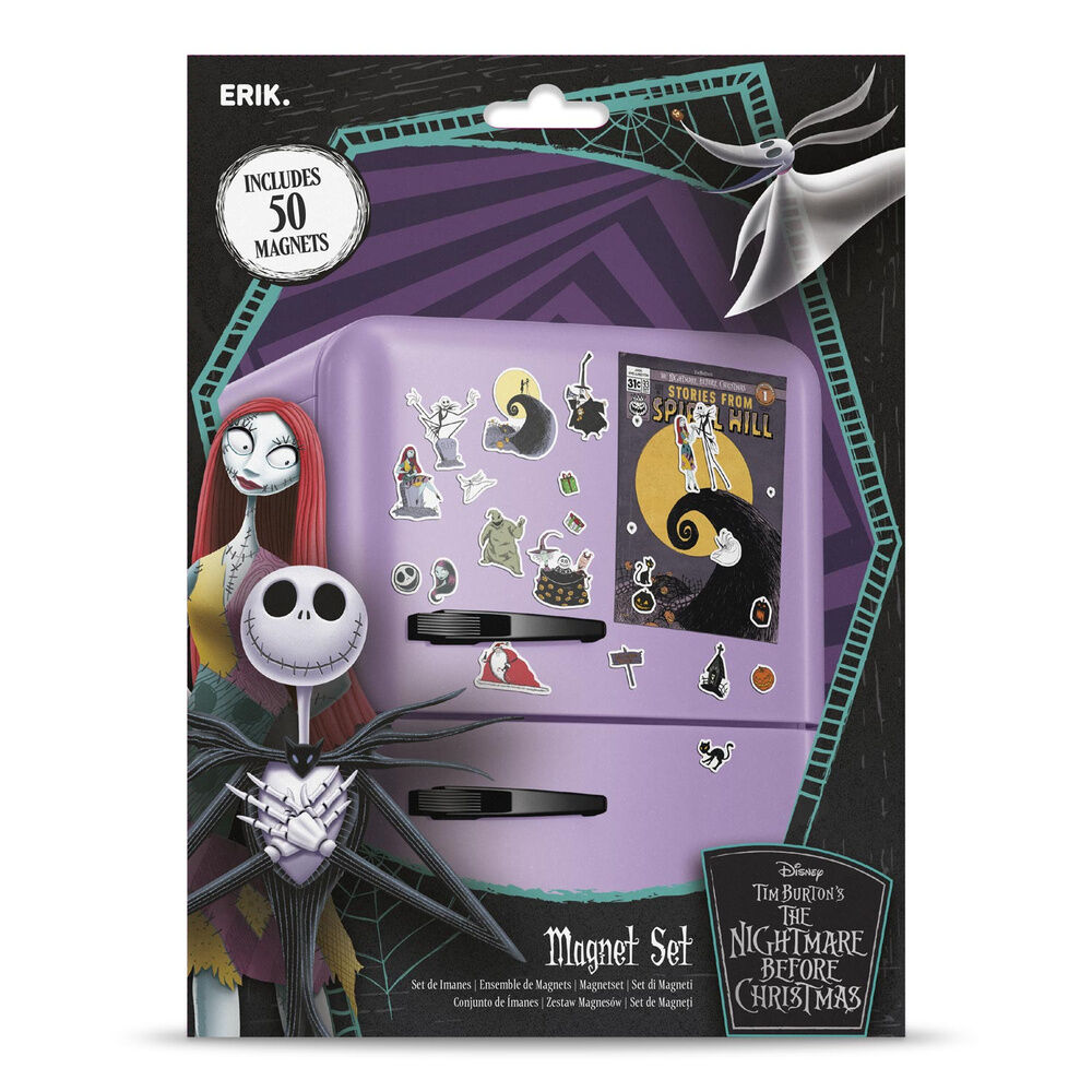 Set imanes troquelados Pesadilla Antes de Navidad Disney - Frikibase.com