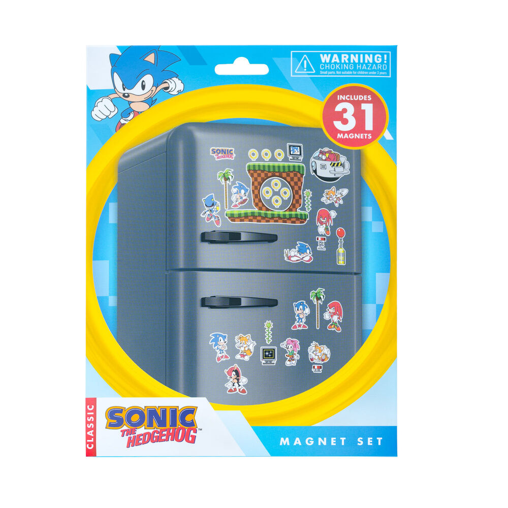 Set imanes troquelados Sonic the Hedgehog - Frikibase.com