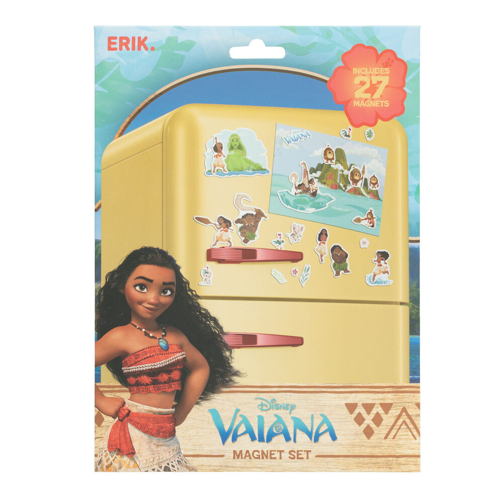 Set imanes troquelados Vaiana Moana Disney - Frikibase.com