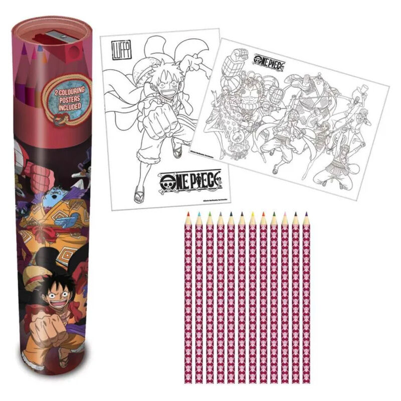 Set lapices colores One Piece - Frikibase.com