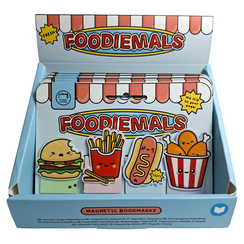 Set marcapaginas Comida Rápida Foodiemals - Frikibase.com