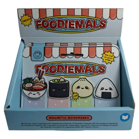 Set marcapaginas Magnéticos Ramen y Sushi Foodiemals - Frikibase.com