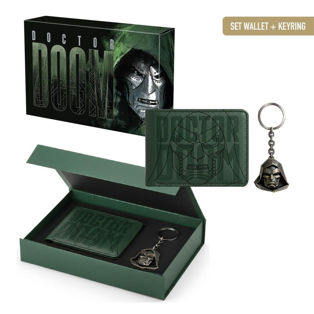 Set regalo cartera Doctor Doom Los 4 Fantasticos Marvel - Frikibase.com