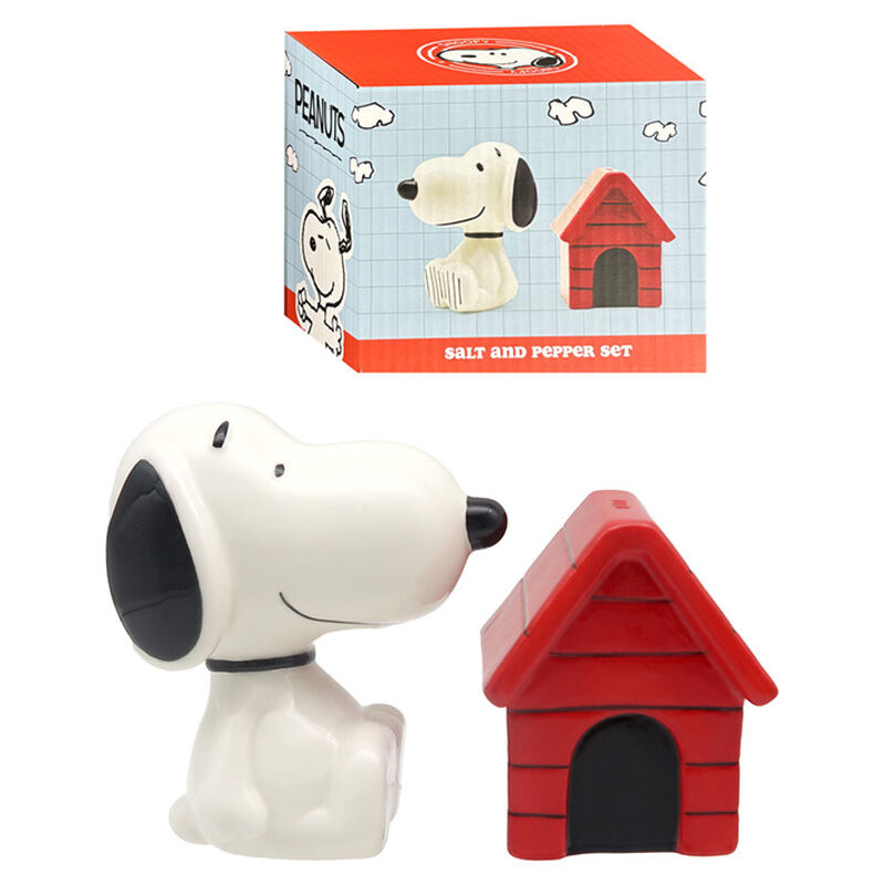 Set salero y pimentero Peanuts Snoopy & Woodstock - Frikibase.com