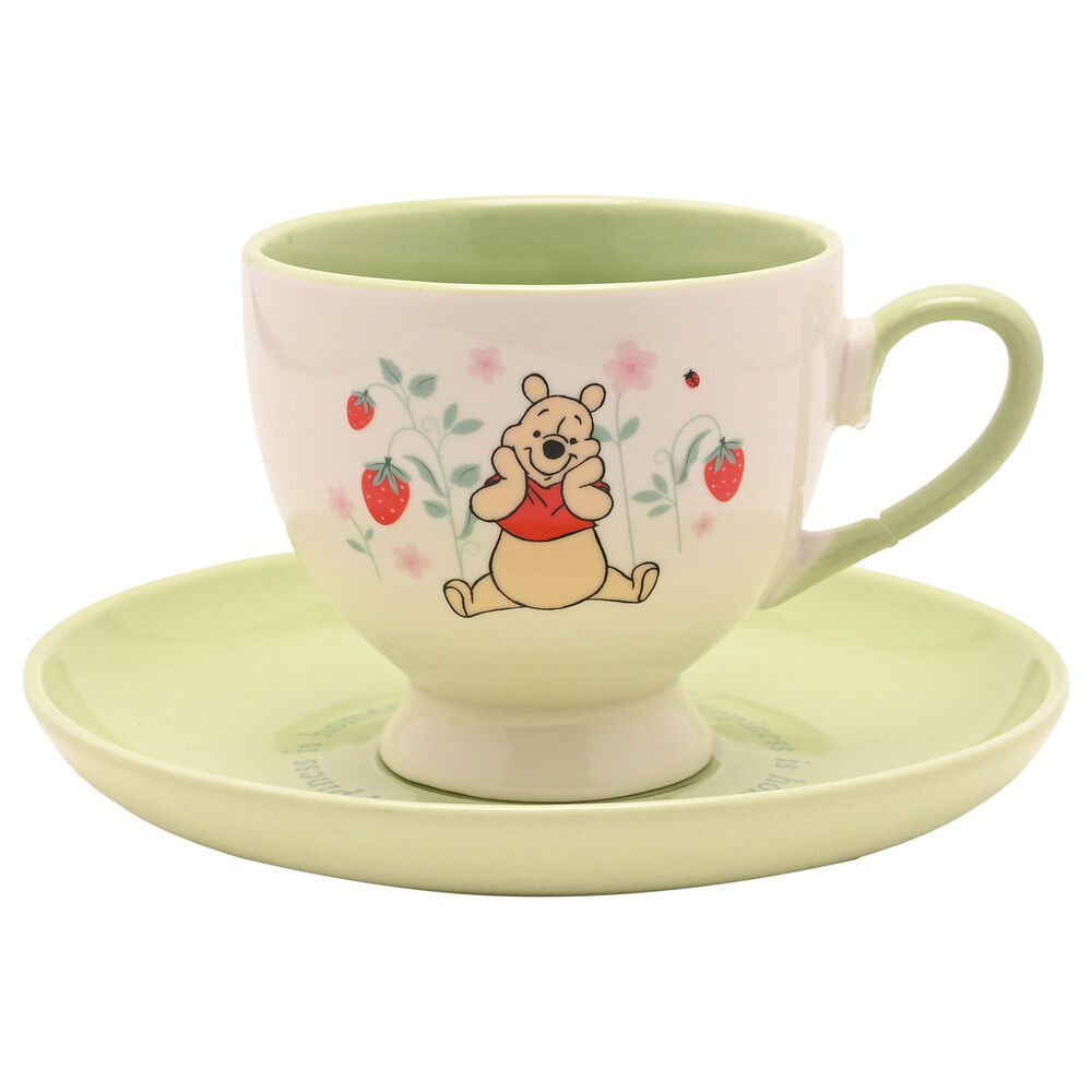 Taza te y platillo Winnie - Winnie the Pooh Disney - Frikibase.com