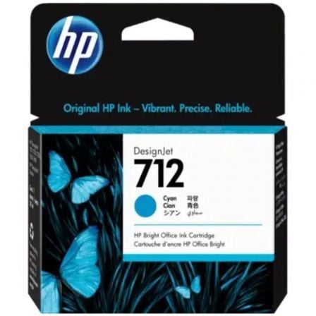 Cartucho de Tinta Original HP nº712/ Cian - Frikibase