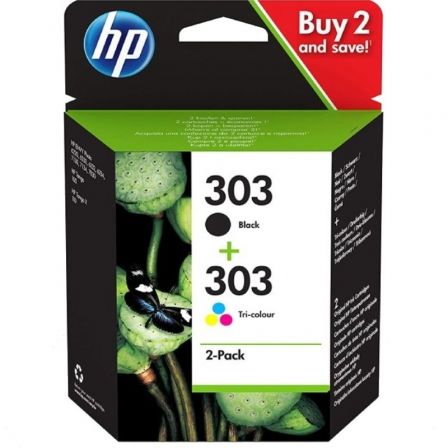 Cartucho de Tinta Original HP nº303 Multipack/ Negro/ Tricolor - Frikibase