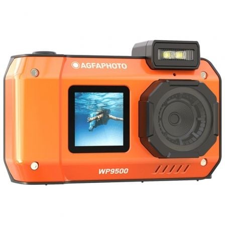 Cámara Digital Deportiva AgfaPhoto Realishot WP9500/ 24MP/ Naranja - Frikibase