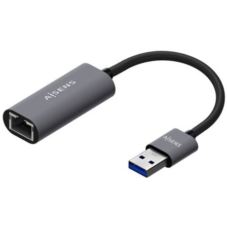 Adaptador USB 3.0 - RJ45 Aisens A106-0708/ 1000Mbps - Frikibase