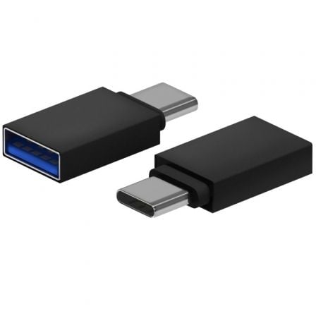 Adaptador USB 3.2 Aisens A108-0717/ USB Hembra - USB Tipo-C Macho/ Negro - Frikibase