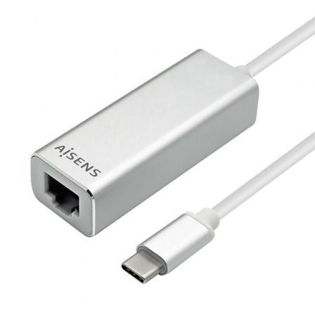 Adaptador USB Tipo-C - RJ45 Aisens A109-0341/ 1000Mbps - Frikibase