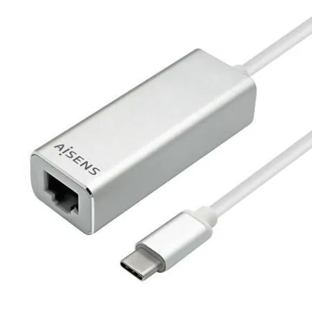 Adaptador USB Tipo-C - RJ45 Aisens A109-0341/ 1000Mbps - Frikibase