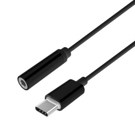 Conversor USB Tipo-C Aisens A109-0385/ USB Tipo-C Macho - Jack 3.5 Hembra - Frikibase