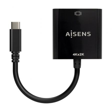 Conversor HDMI 4K 30Hz Aisens A109-0684/ HDMI Hembra - USB Tipo-C Macho/ 15cm/ Negro - Frikibase