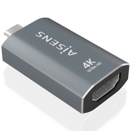 Adaptador USB Tipo-C Aisens A109-0862/ USB Tipo-C Macho/ HDMI 4K Hembra - Frikibase