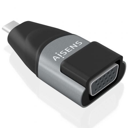 Adaptador USB Tipo-C Aisens A109-0863/ USB Tipo-C Macho/ VGA Hembra - Frikibase