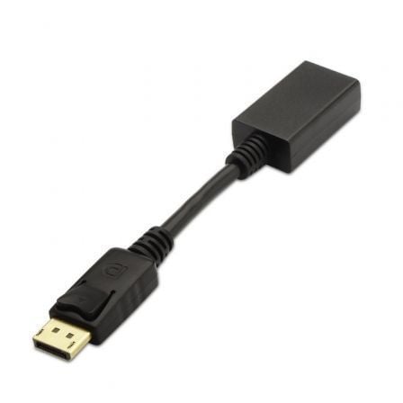Conversor Aisens A125-0134/ DisplayPort Macho - HDMI Hembra/ 15cm/ Negro - Frikibase