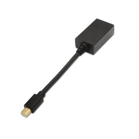 Conversor Aisens A125-0137/ Mini DisplayPort Macho - HDMI Hembra/ 15cm/ Negro - Frikibase