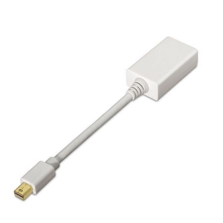 Conversor Aisens A125-0138/ Mini DisplayPort Macho - HDMI Hembra/ 15cm/ Blanco - Frikibase