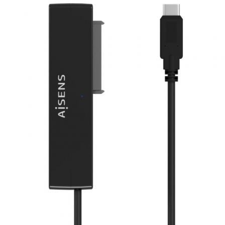 Adaptador para Discos Duros 2.5"/3.5" Aisens ASE-35C02B/ USB Tipo-C - SATA/ con Alimentador - Frikibase