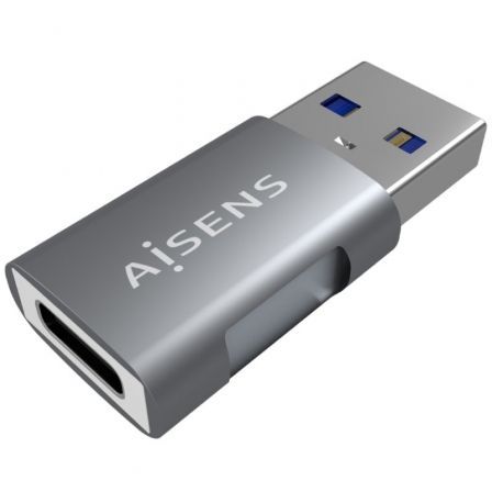 Adaptador USB 3.2 GEN2 Aisens A108-0655/ USB Tipo-C Hembra - USB Macho - Frikibase
