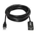 Cable Alargador USB 2.0 Aisens A101-0019/ USB Macho - USB Hembra/ Hasta 2.5W/ 60Mbps/ 10m/ Negro – imagen 2