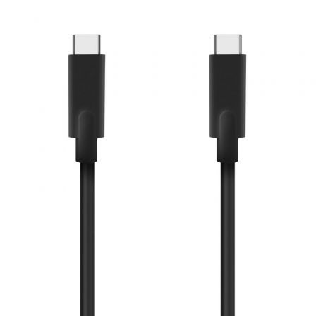Cable USB 3.2 Tipo-C Aisens A107-0706 5GBPS 3A 60W/ USB Tipo-C Macho - USB Tipo-C Macho/ Hasta 60W/ 5Gbps/ 4m/ Negro - Frikibase
