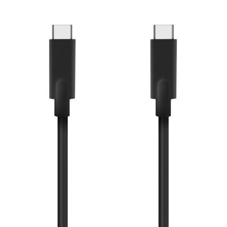 Cable USB 3.2 Tipo-C Aisens A107-0707 5GBPS 3A 60W/ USB Tipo-C Macho - USB Tipo-C Macho/ Hasta 60W/ 5Gbps/ 5m/ Negro - Frikibase