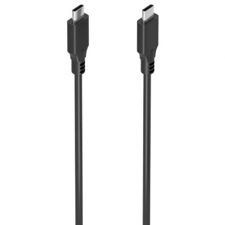 Cable USB 3.2 Tipo-C Aisens A107-0874 20GBPS 5A 100W/ USB Tipo-C Macho - USB Tipo-C Macho/ Hasta 100W/ 20Gbps/ 2m/ Gris - Frikibase