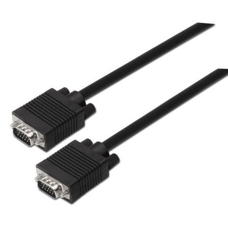 Cable SVGA Aisens A113-0069/ VGA Macho - VGA Macho/ Hasta 3W/ 10Mbps/ 3m/ Negro - Frikibase