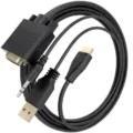 Cable Conversor Aisens A115-1008 SVGA Macho - USB Macho - Jack Macho/ HDMI Macho/ 1.5m/ Negro – imagen 2