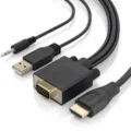 Cable Conversor Aisens A115-1008 SVGA Macho - USB Macho - Jack Macho/ HDMI Macho/ 1.5m/ Negro – imagen 3