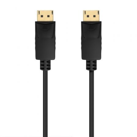 Cable DisplayPort 1.2 CCS 4K Aisens A124-0740/ DisplayPort Macho - DisplayPort Macho/ Hasta 5W/ 2300Mbps/ 2m/ Negro - Frikibase