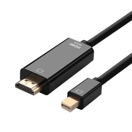 Cable Conversor Aisens A125-0361/ Mini DisplayPort Macho - HDMI Macho/ Hasta 5W/ 2300Mbps/ 2m/ Negro - Frikibase