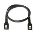 Cable SATA III Aisens A130-0157/ SATA Hembra - SATA Hembra/ Hasta 0.1W/ 768Mbps/ 50cm/ Negro - Frikibase