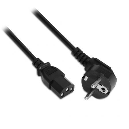 Cable Alimentación Aisens A132-0167/ CEE(7-7) Macho - C13 Hembra/ Hasta 1500W/ 1.5m/ Negro - Frikibase