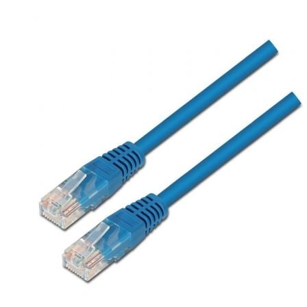 Cable de Red RJ45 UTP Aisens A133-0190 Cat.5e/ 50cm/ Azul - Frikibase