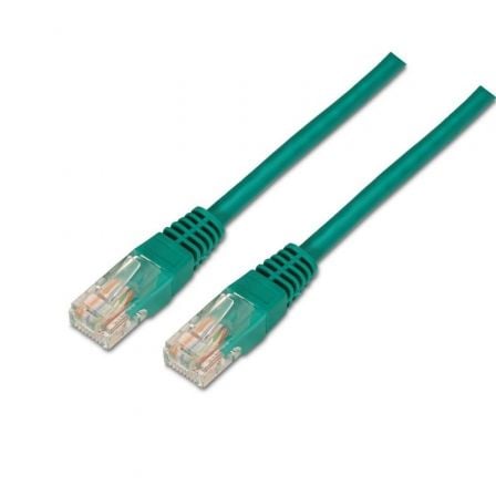 Cable de Red RJ45 UTP Aisens A133-0195 Cat.5e/ 2m/ Verde - Frikibase