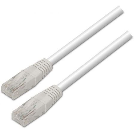 Cable de Red RJ45 UTP Aisens A133-0197/ Cat.5e/ 1m/ Blanco - Frikibase