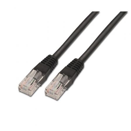 Cable de Red RJ45 UTP Aisens A133-0204 Cat.5e/ 2m/ Negro - Frikibase