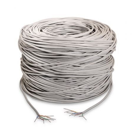 Bobina de Cable RJ45 UTP Aisens A133-0209 Cat.5e/ 305m/ Gris - Frikibase