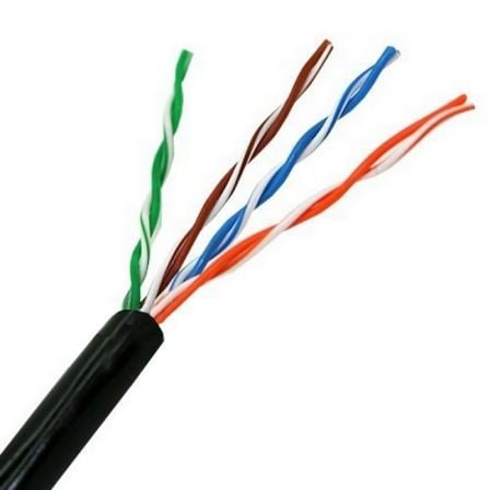 Bobina de Cable RJ45 para Exteriores UTP Aisens A133-0212 Cat.5e/ 100m/ Impermeable/ Negro - Frikibase