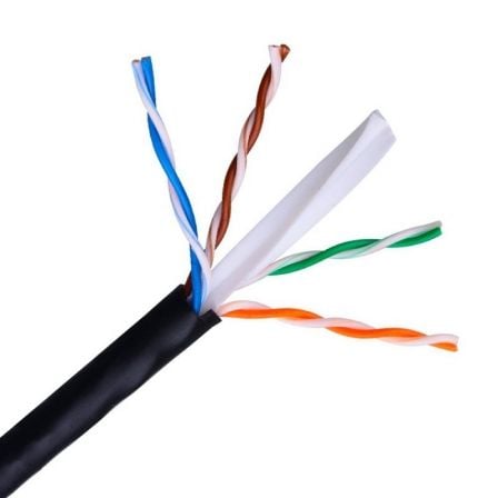 Bobina de Cable RJ45 para Exteriores UTP Aisens A135-0264 Cat.6/ 305m/ Impermeable/ Negro - Frikibase