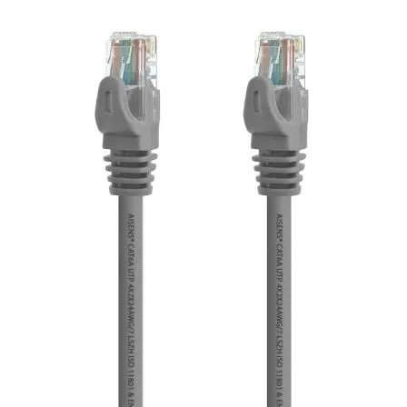 Cable de Red RJ45 UTP Aisens A145-0328 Cat.6A/ 3m/ Gris - Frikibase