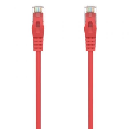 Cable de Red RJ45 AWG24 UTP Aisens A145-0558 Cat.6A/ LSZH/ 50cm/ Rojo - Frikibase