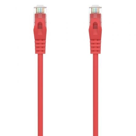 Cable de Red RJ45 AWG24 UTP Aisens A145-0562 Cat.6A/ LSZH/ 3m/ Rojo - Frikibase