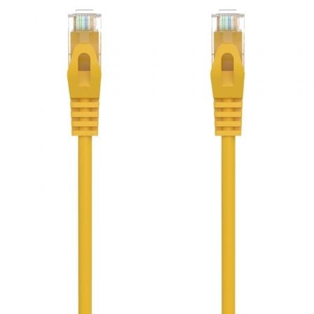 Cable de Red RJ45 AWG24 UTP Aisens A145-0567 Cat.6A/ LSZH/ 1.5m/ Amarillo - Frikibase